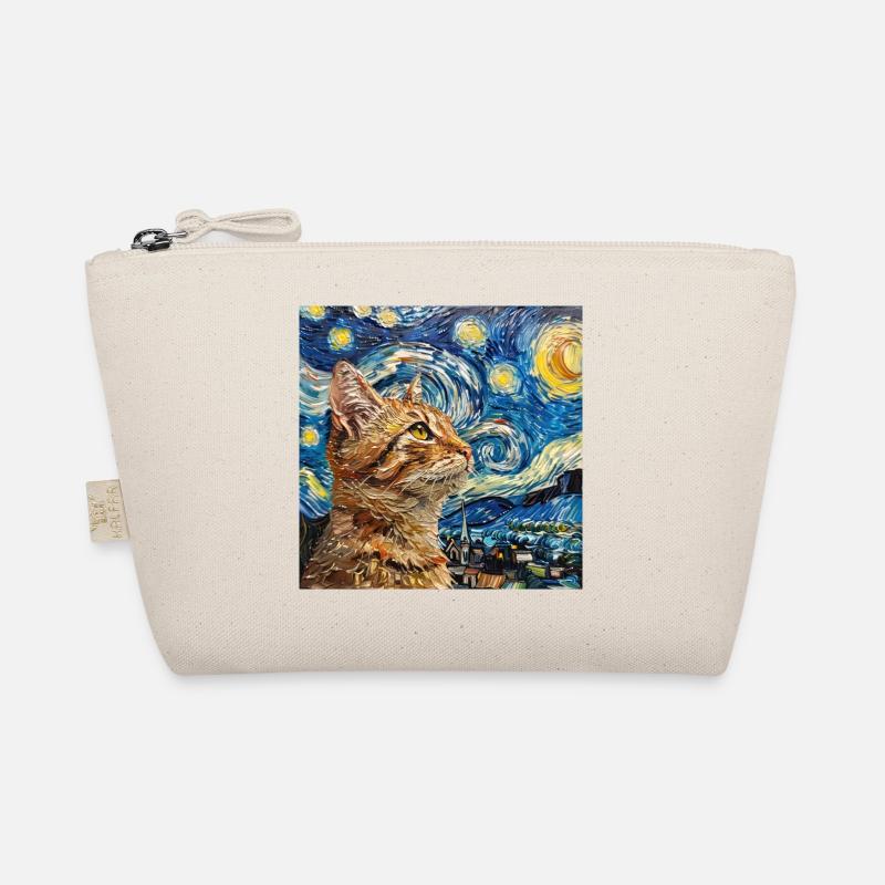 Katze, katzenmotiv - Bio-Täschchen - Natur