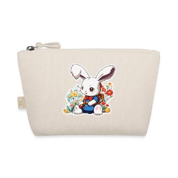 Osterhase / Ostern / Eier / Feiertage / Osterfest - Bio-Täschchen - Natur - Vorne