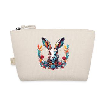 Osterhase / Ostern / Eier / Feiertage / Osterfest - Bio-Täschchen - Natur - Vorne