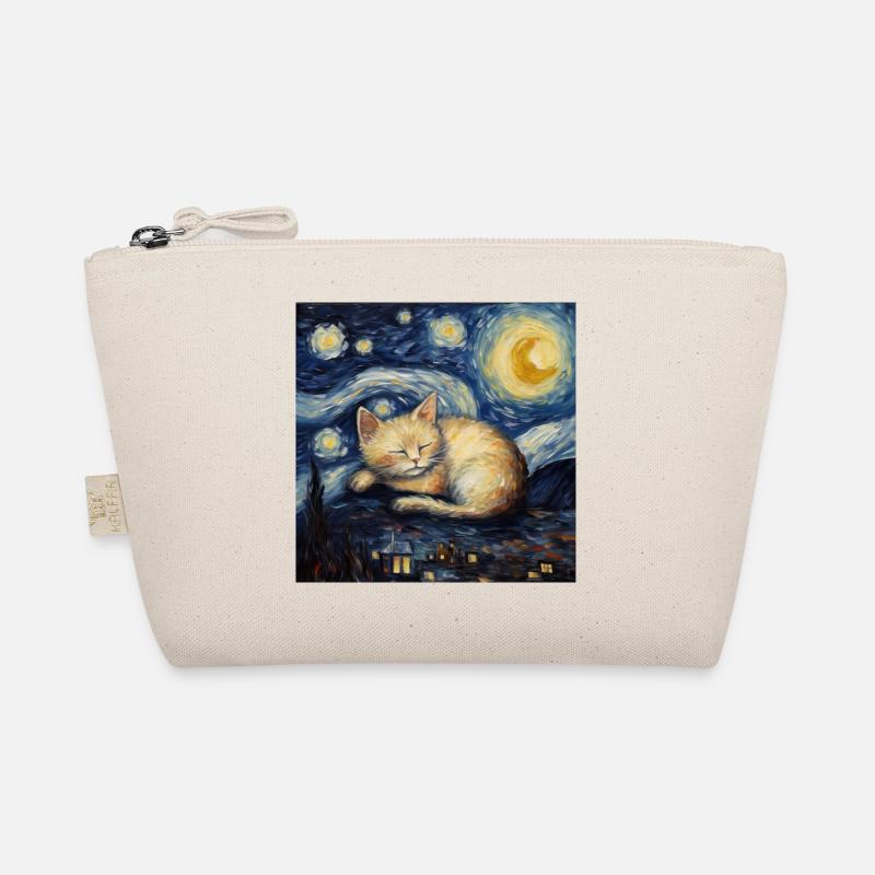 Chat, motif de chat, cadeau Trousse biologique