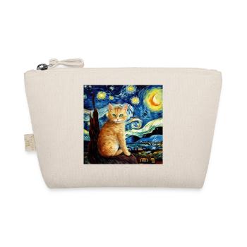 Chat, motif chat, cadeau - Trousse biologique - nature - Devant