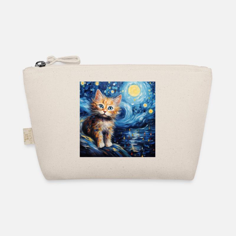 Chat, motif chat, cadeau - Trousse biologique - nature