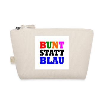 Bunt statt blau - Bio-Täschchen - Natur - Vorne