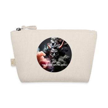 Fashion & more "Heaven vs. Hell" 👼😈 - Organic Pouch - nature - Front