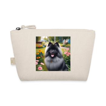 Wolspitz Keeshond - Organic Pouch - nature - Front