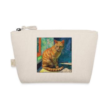 Chat, motif chat, pop art, cadeau, idée cadeau - Trousse biologique - nature - Devant