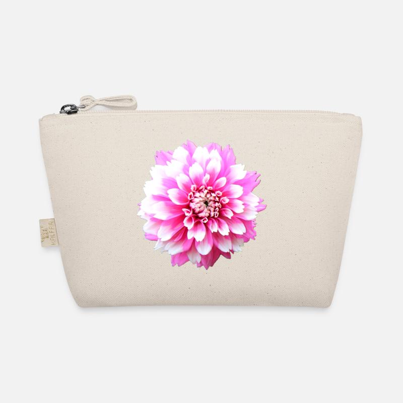 Blume rosa pinke Blume Blumen pink rosa Blumen - Bio-Täschchen - Natur