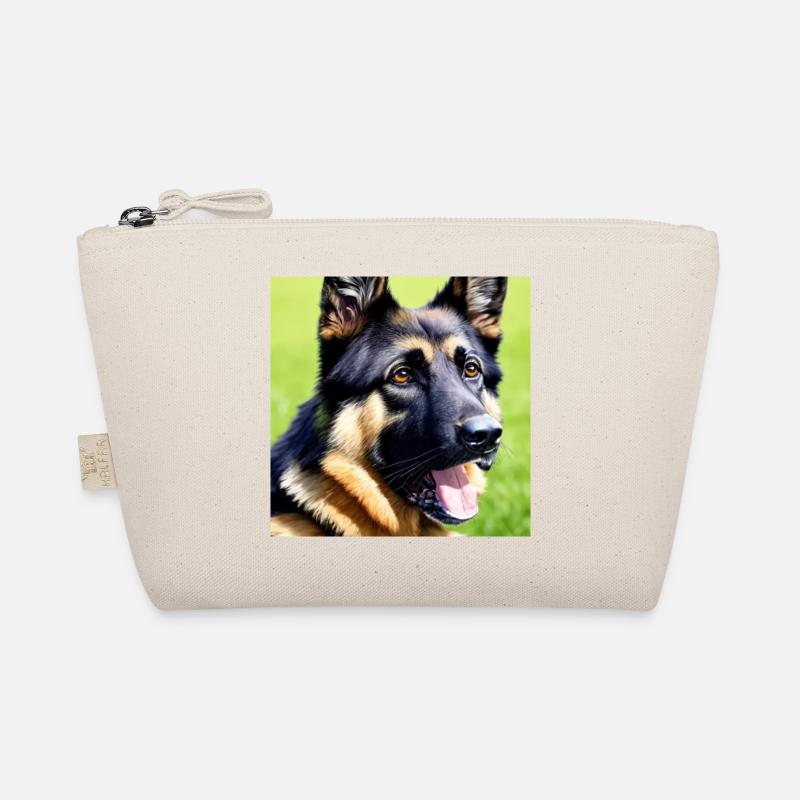 Treu und beschützend: Deutscher Schäferhund Bio-Täschchen