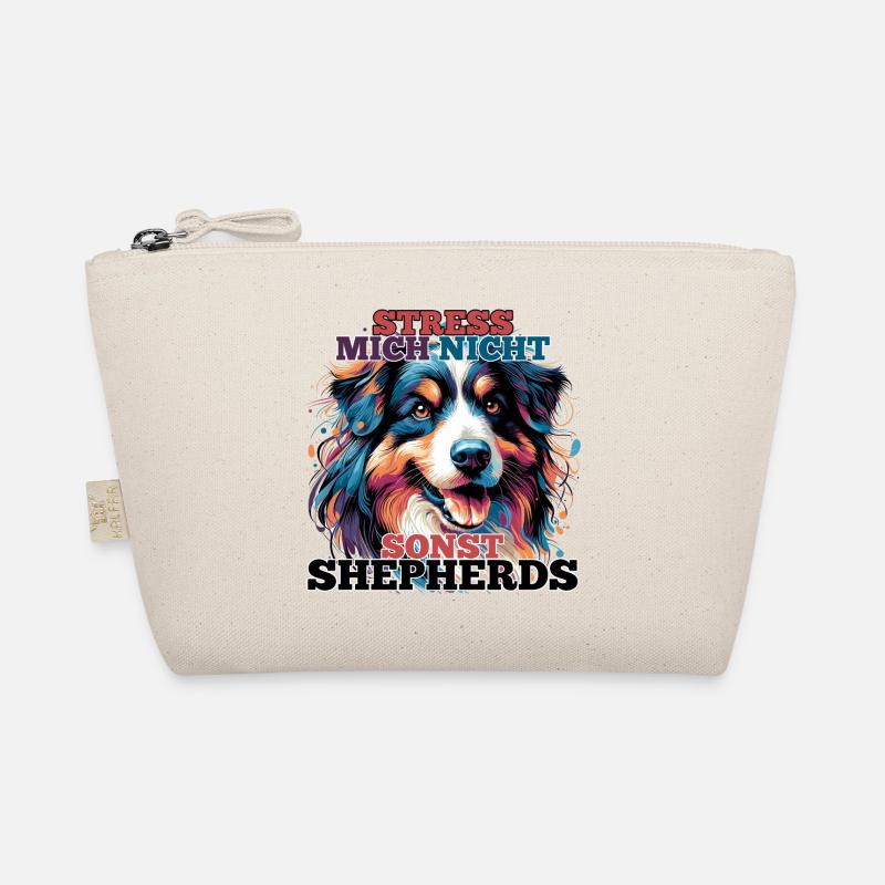 Australian Shepherd Don't Stress Me Gift Organic Pouch