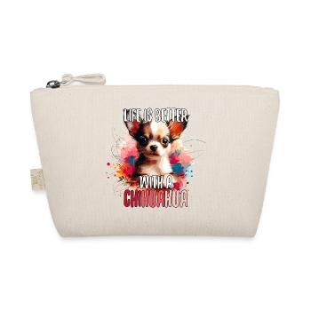 Chihuahua chiot mignon vie chien cadeau - Trousse biologique - nature - Devant