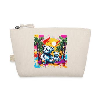 Ours en peluche / Peluche / Animal en peluche / Idée cadeau - Trousse biologique - nature - Devant