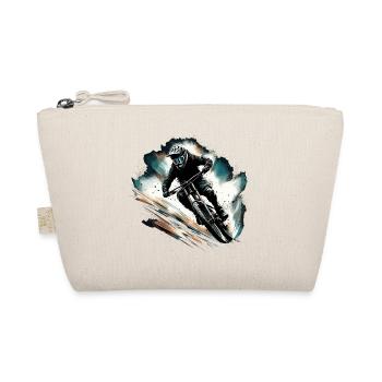 MTB Mountain Biking Mountain Bike Gift - Organic Pouch - nature - Front