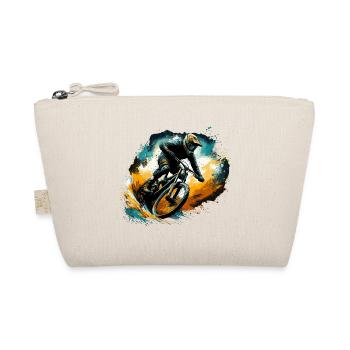 MTB Mountain Biking Mountain Bike Gift - Organic Pouch - nature - Front