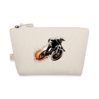 MTB Mountain Biking Mountain Biking Gift - Organic Pouch - nature - Front