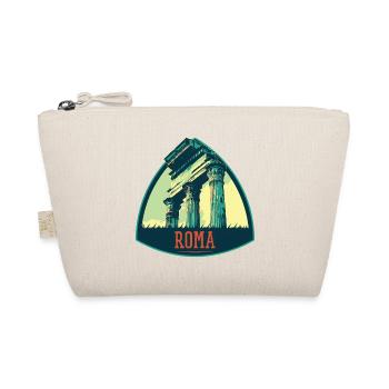 Illustration of Ancient Ruins in Rome - Organic Pouch - nature - Front