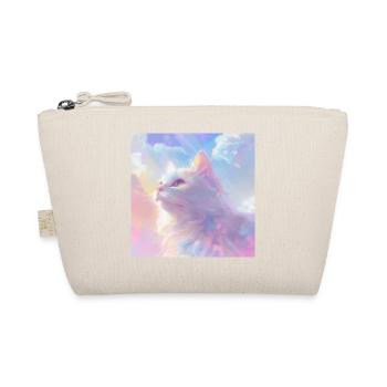 Katze, katzenmotiv, anime, geschenk, geschenkideen - Bio-Täschchen - Natur - Vorne