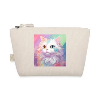 chat, motif de chat, anime, cadeau, idées cadeaux - Trousse biologique - nature - Devant