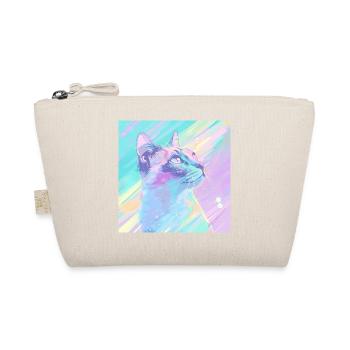 chat, motif de chat, anime, cadeau, idées cadeaux - Trousse biologique - nature - Devant
