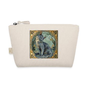 Katze, katzenmotiv, geschenk, geschenkideen katzen - Bio-Täschchen - Natur - Vorne