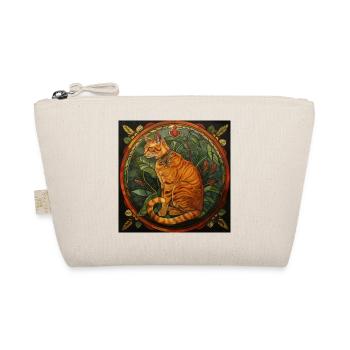Katze, katzenmotiv, geschenk, geschenkideen katzen - Bio-Täschchen - Natur - Vorne