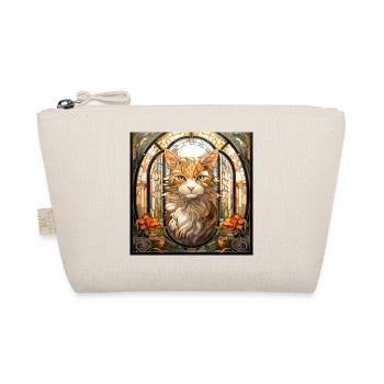 Katze, katzenmotiv, geschenk, geschenkideen katzen - Bio-Täschchen - Natur - Vorne