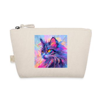chat, motif de chat, anime, cadeau, idées cadeaux - Trousse biologique - nature - Devant