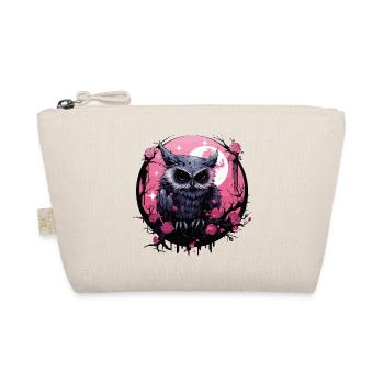Hibou et roses - Trousse biologique - nature - Devant