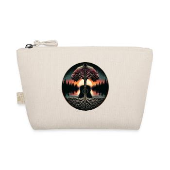 Abstract guitar in the forest - Organic Pouch - nature - Front