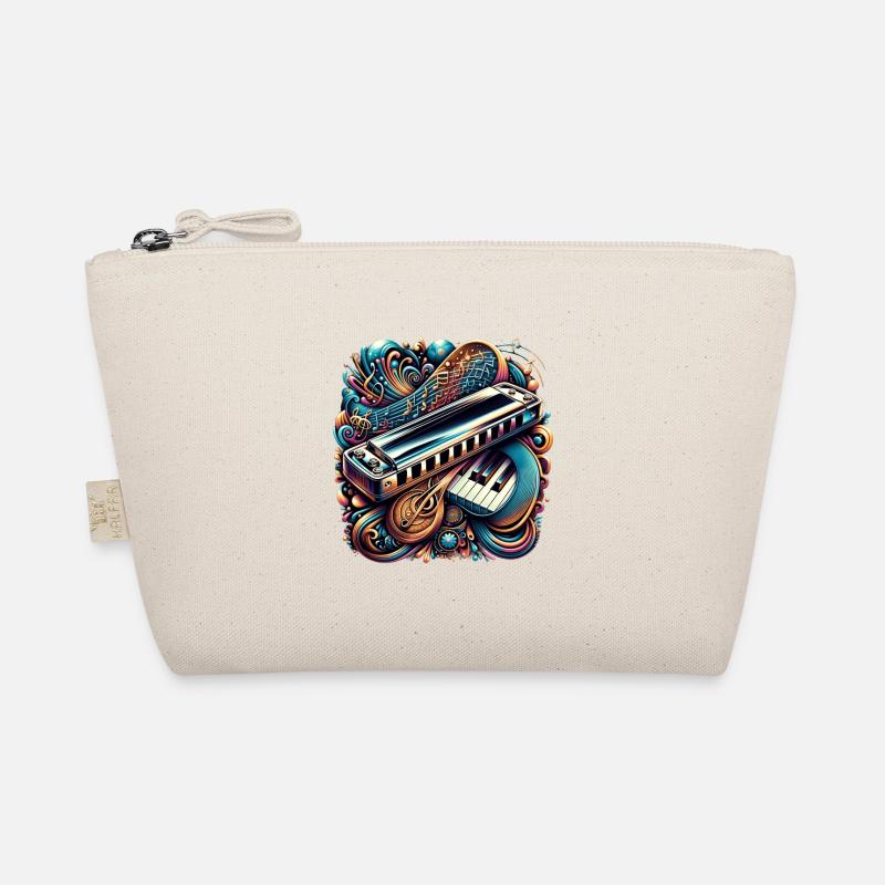 Design abstrait d'harmonica Trousse biologique