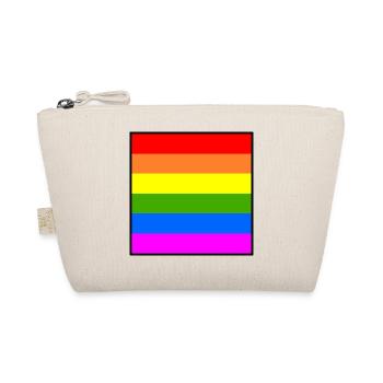 Regenbogenfahne regenbogen lgbt flagge - Bio-Täschchen - Natur - Vorne