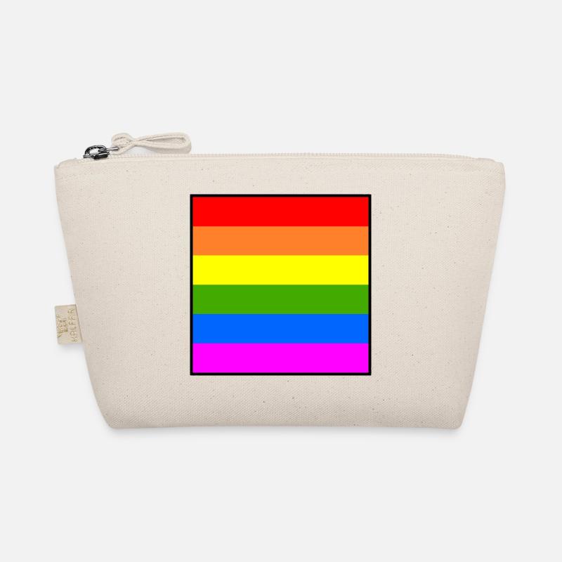 rainbow flag rainbow lgbt flag Organic Pouch