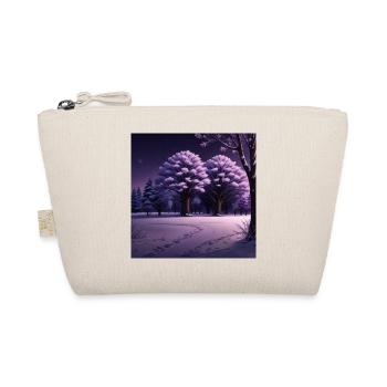 purple winter landscape - Bio-Täschchen - Natur - Vorne