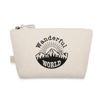 Wanderful World – Wandern & Outdoor Motiv - Bio-Täschchen - Natur - Vorne