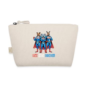 Australia's heroes kangaroo Quokka and Koala - Organic Pouch - nature - Front