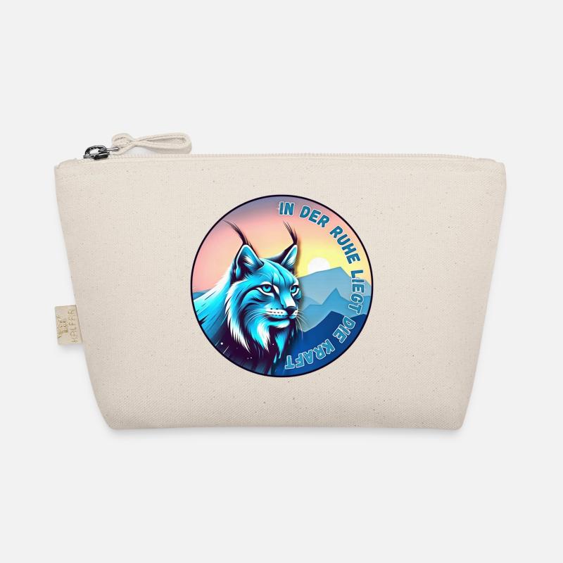 Lynx at sunset – peace and strength Organic Pouch