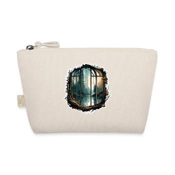 Window in the Forest / Trees / View / Wilderness - Organic Pouch - nature - Front