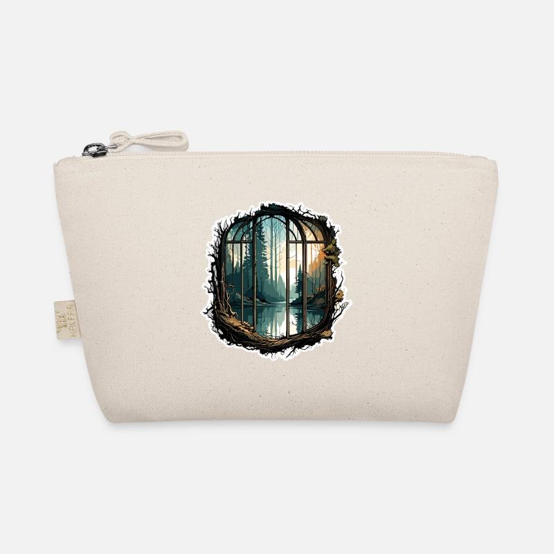 Window in the Forest / Trees / View / Wilderness Organic Pouch