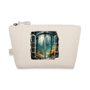 Window in the Forest / Trees / View / Wilderness - Organic Pouch - nature - Front