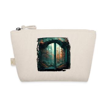 Window in the Forest / Trees / View / Wilderness - Organic Pouch - nature - Front