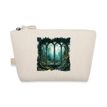 Window in the Forest / Trees / View / Wilderness - Organic Pouch - nature - Front