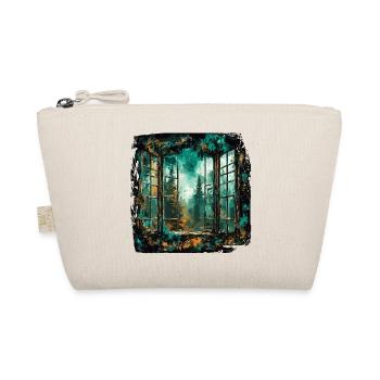 Window in the Forest / Trees / View / Wilderness - Organic Pouch - nature - Front