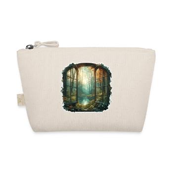 Window in the Forest / Trees / View / Wilderness - Organic Pouch - nature - Front