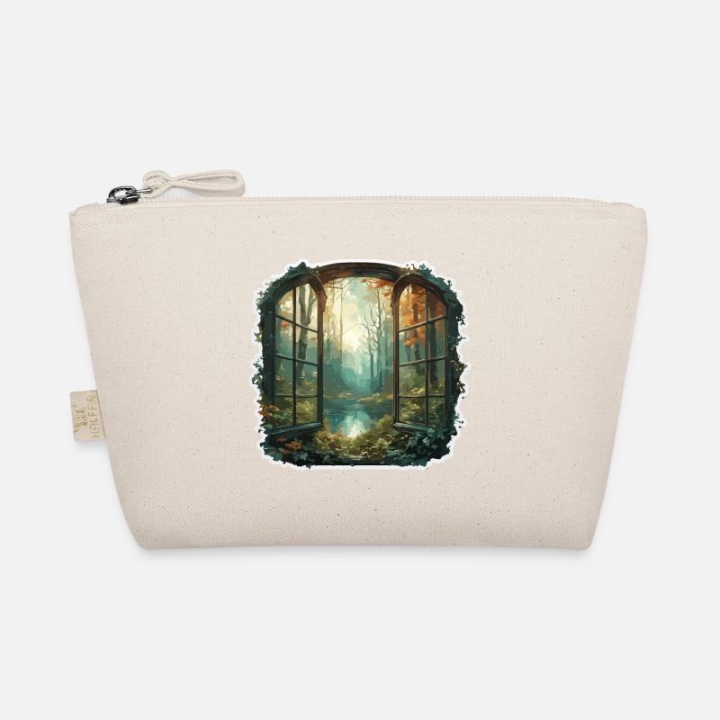 Window in the Forest / Trees / View / Wilderness Organic Pouch