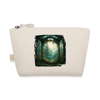 Window in the Forest / Trees / View / Wilderness - Organic Pouch - nature - Front