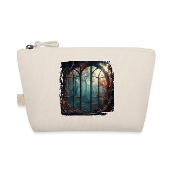Window in the Forest / Trees / View / Wilderness - Organic Pouch - nature - Front
