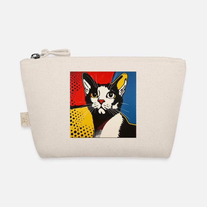 chat, motif de chat, bande dessinée, cadeau, idées cadeaux Trousse biologique