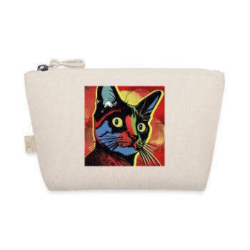 Chat, motif de chat, bande dessinée - Trousse biologique - nature - Devant