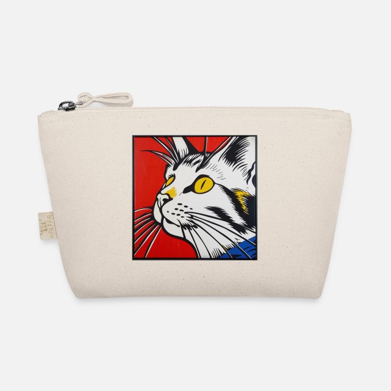 Katze, katzenmotiv, comic Bio-Täschchen