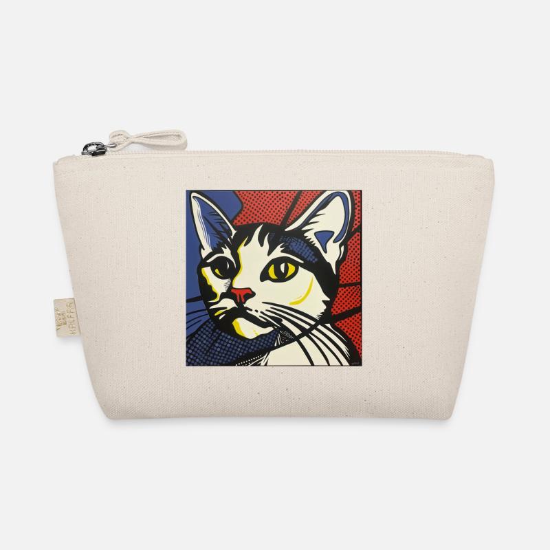 chat, motif de chat, bande dessinée, cadeau, idées cadeaux Trousse biologique