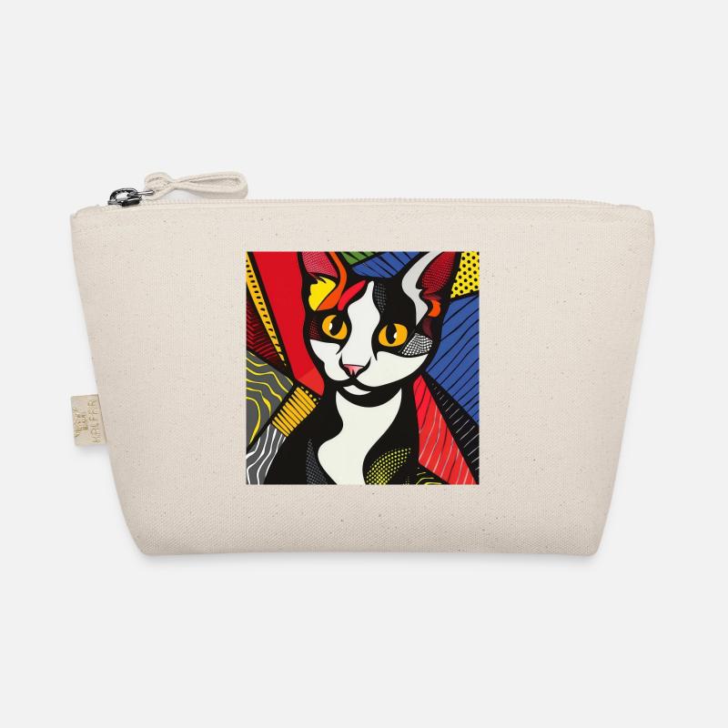 chat, motif de chat, bande dessinée, cadeau, idées cadeaux Trousse biologique